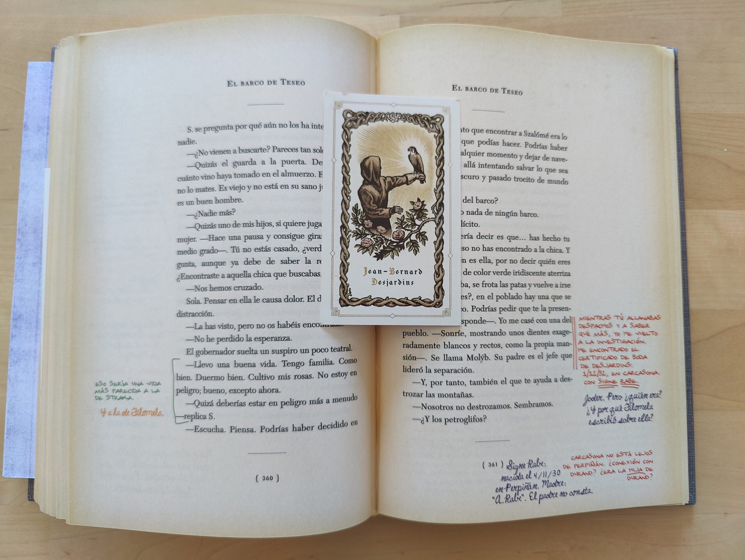 El Barco de Teseo: Inserto 360 - 361