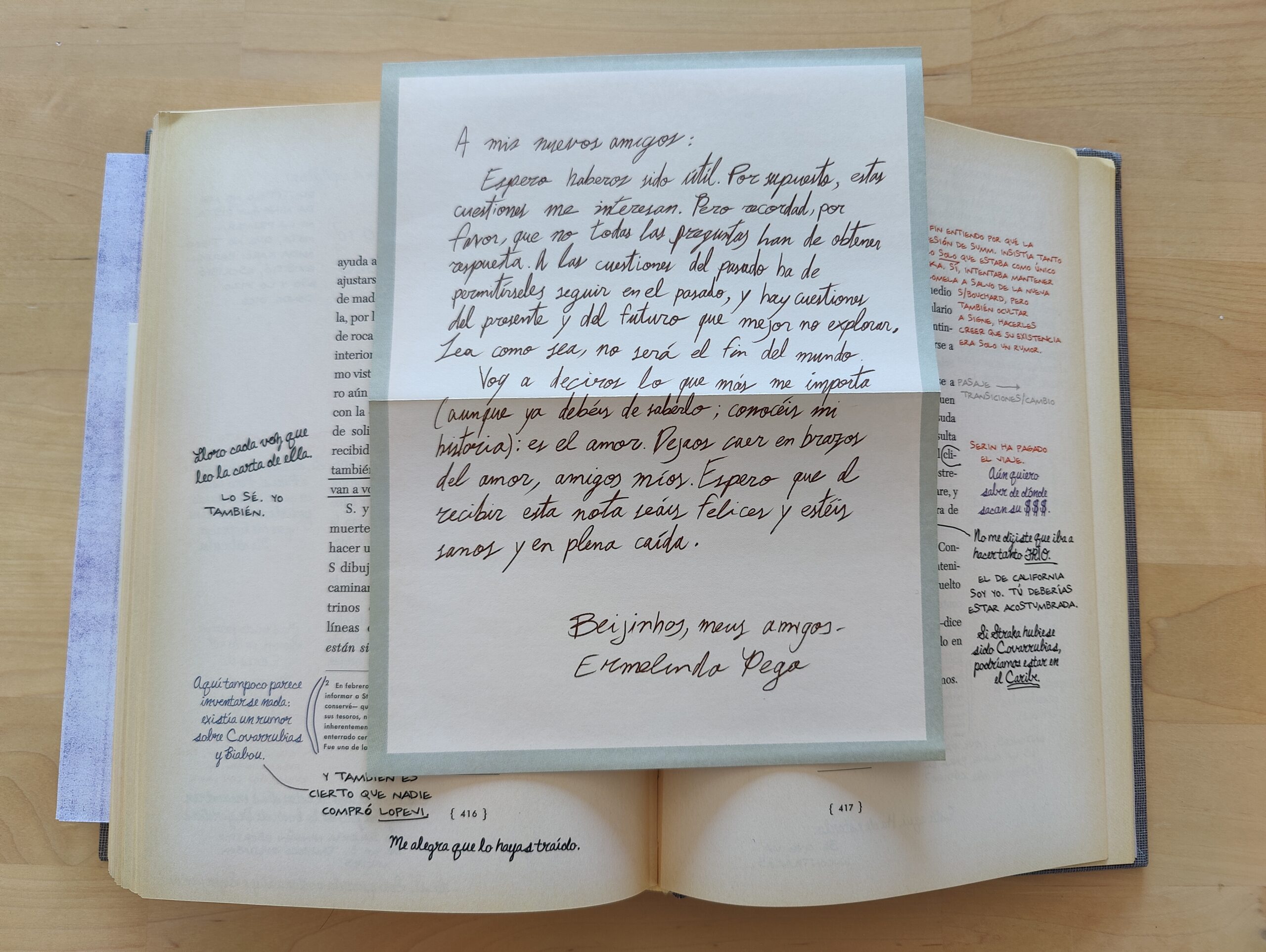 El Barco de Teseo: Inserto 416 -417