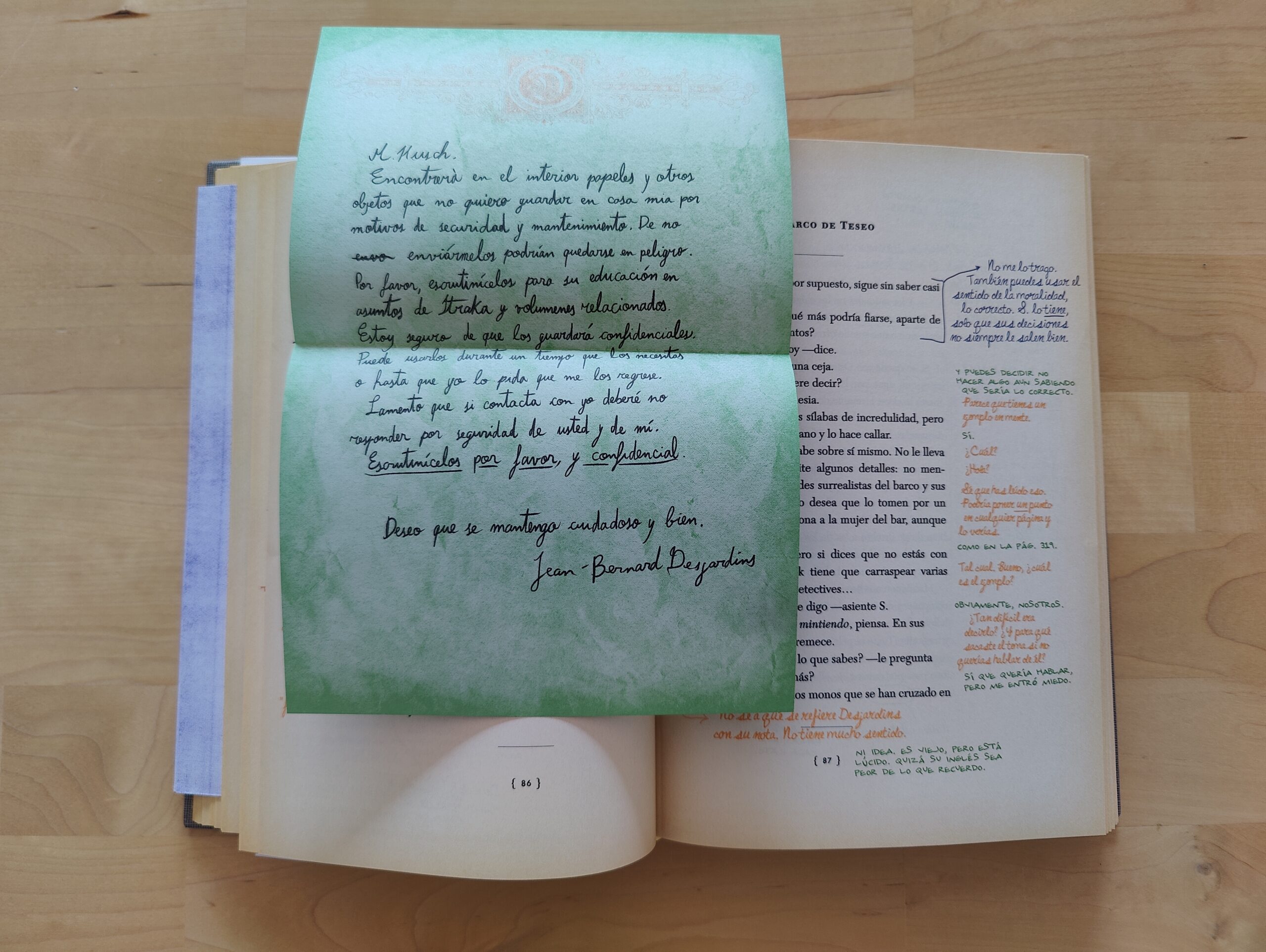 El Barco de Teseo: Inserto 86 - 87