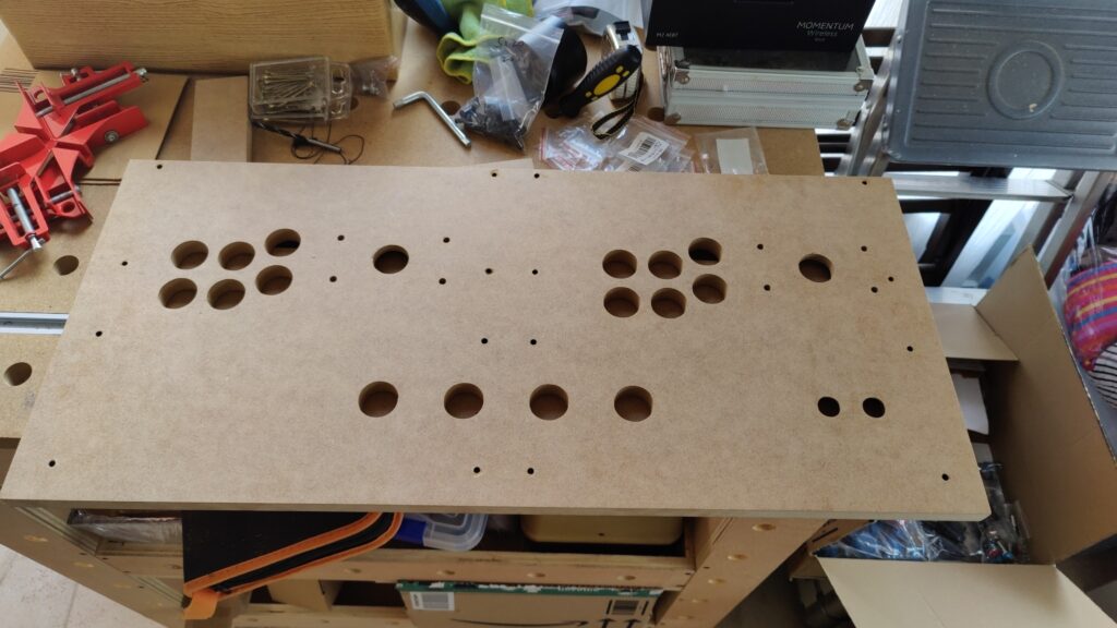 Pieza principal de la botonera